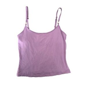 VTG Victoria's Secret Cami Small purple Adjustable Strap Pullover Tank Top y2k